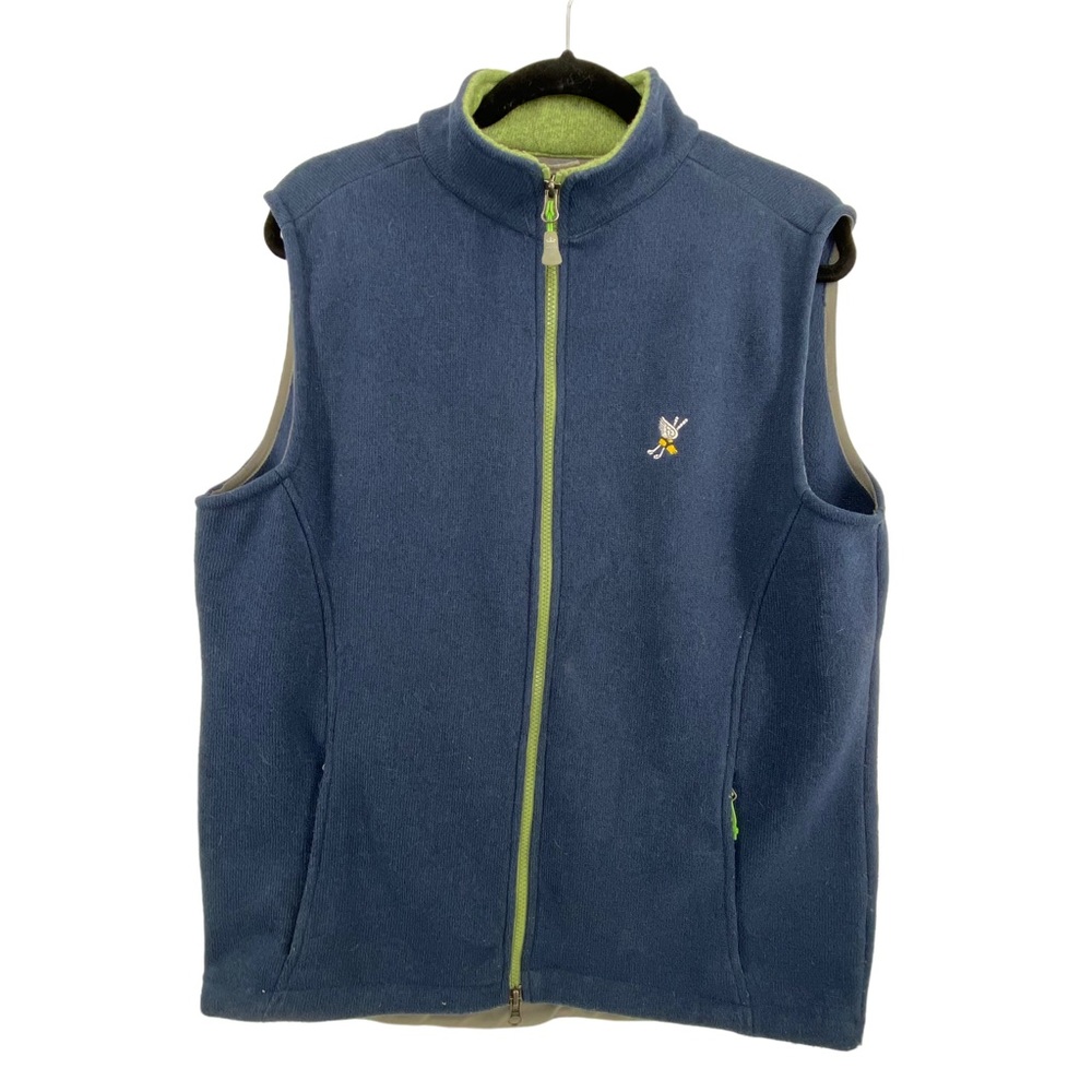 Peter Millar Warmth Element Fleece Navy/Green Men's Size Medium